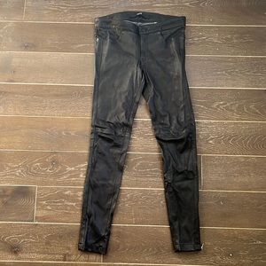 Cut25 by Yigal Azrouel skinny leather jeans